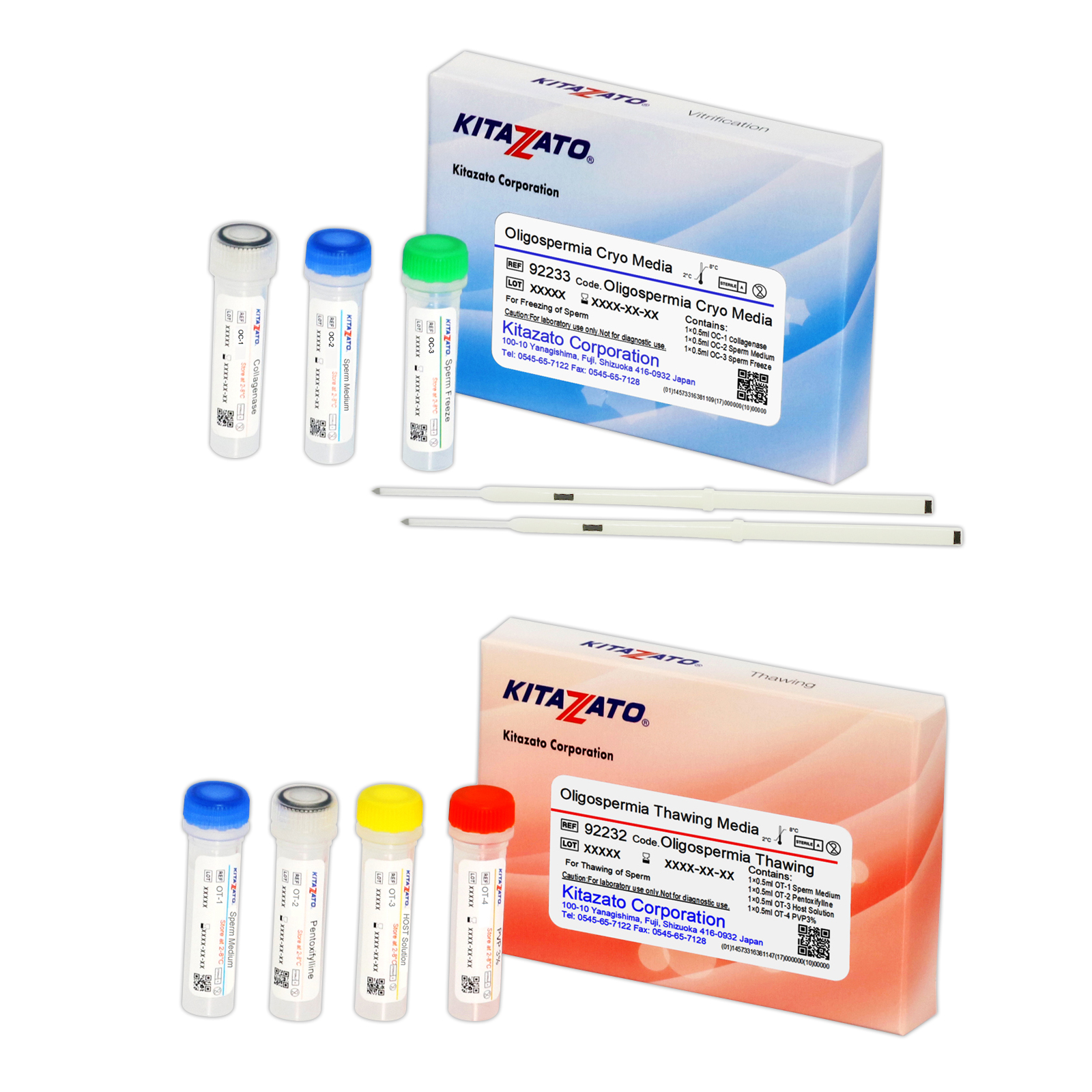 Micro sperm freezing/thawing solution Oligospermia Cryopreservation